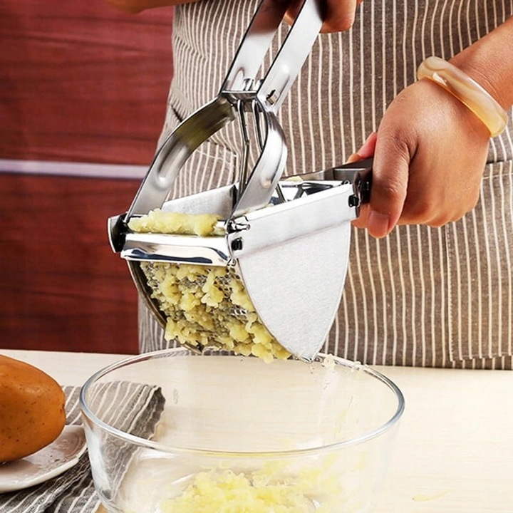 Praska, wyciskarka do ziemniaków, warzyw, Primpol Srebrna