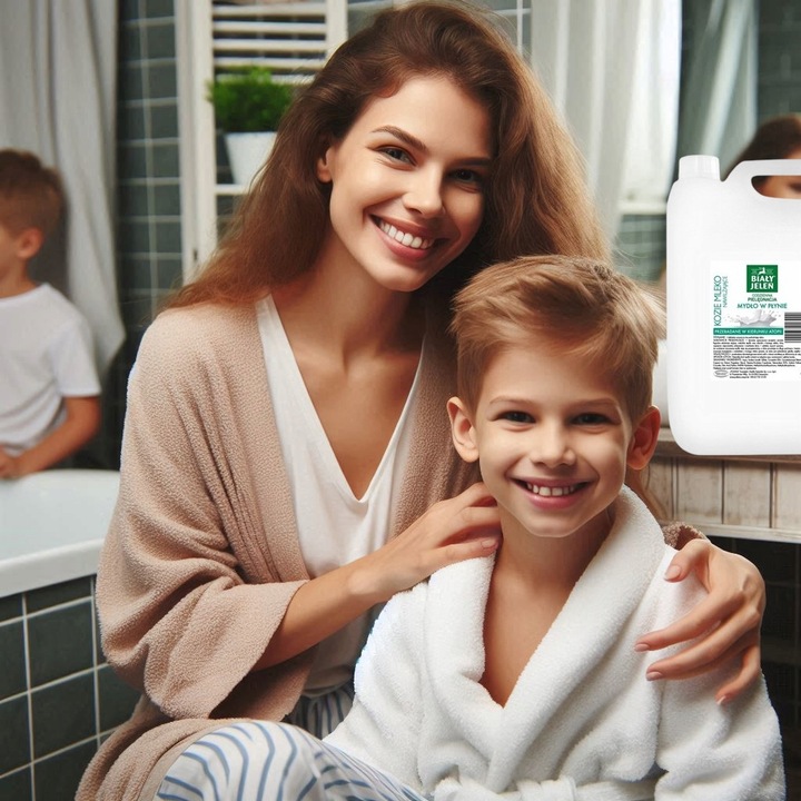 Mydło w płynie Biały Jeleń Kozie mleko nawilżające 5 l hypoalergiczne