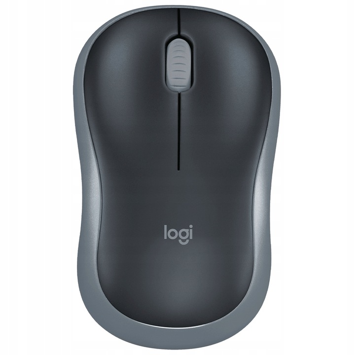 Myszka bezprzewodowa Logitech M185 szara, sensor optyczny 1000DPI 2.4GHz