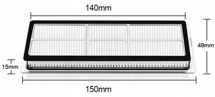 ZESTAW SZCZOTKI FILTRY DO XIAOMI ROBOT VACUUM MOP 1C /MOP 2C