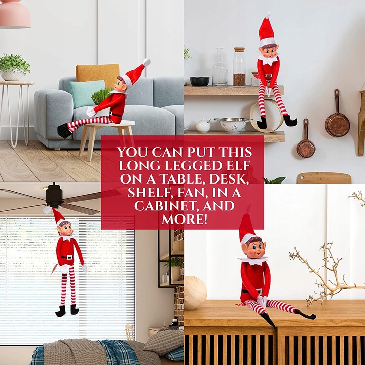 Elves Behavin Badly RED Long Leg Soft Body Vinyl F