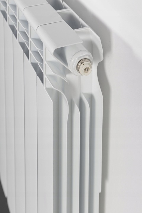 Grzejnik aluminiowy Diamond 763 W biały 400 x 580 x 90 mm 5 ŻEBEREK