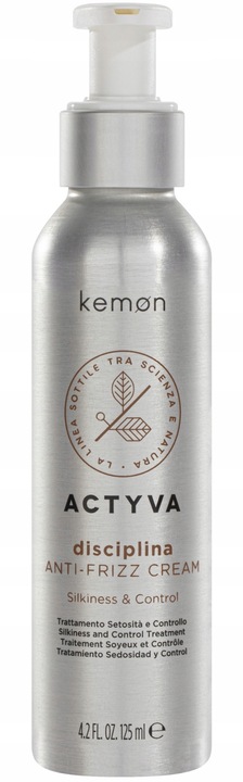 KEMON Actyva Disciplina Anti-Frizz Cream Krem Przeciw Puszeniu 125ml