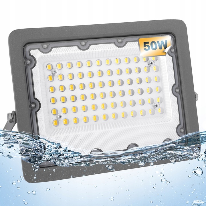 Halogen LED naświetlacz lampa 50W 5000lm Premium reflektor zewnętrzny