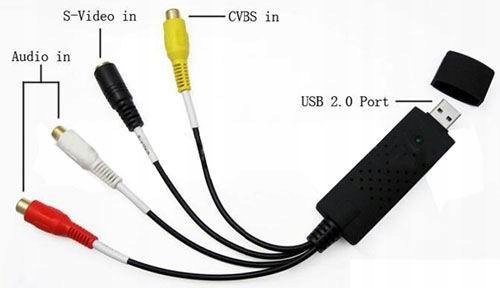 Video GRABBER EasyCap zgrywanie kaset VHS kamer PC WIN 7 8 10