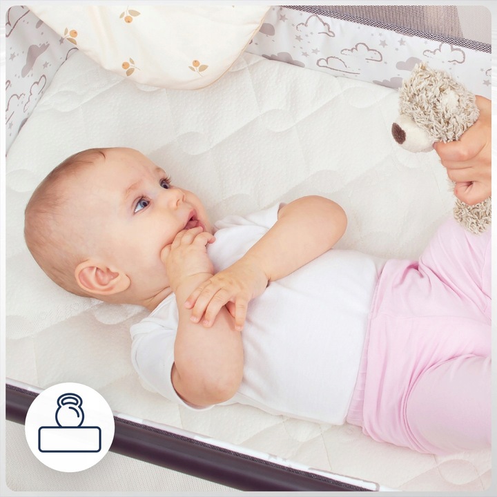 Materac do dostawki Kinderkraft Neste up do łóżeczka dostawnego Neste Grow