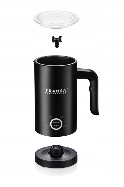 Spieniacz do mleka z PODGRZEWACZEM MilkyBlack 4 TRYBY SPIENIANIA MLEKA