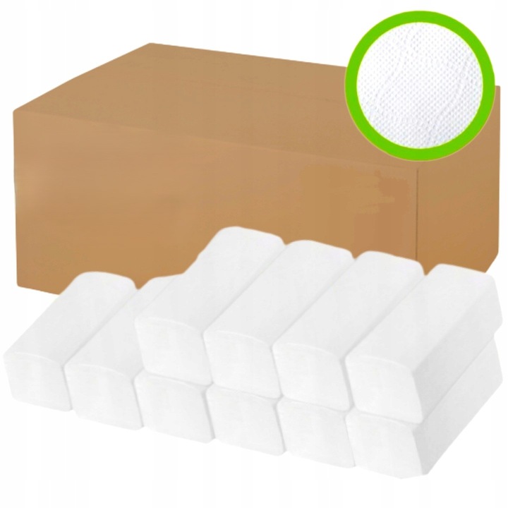 10x Ręcznik Papierowy ZZ do Podajnika Celuloza mocny