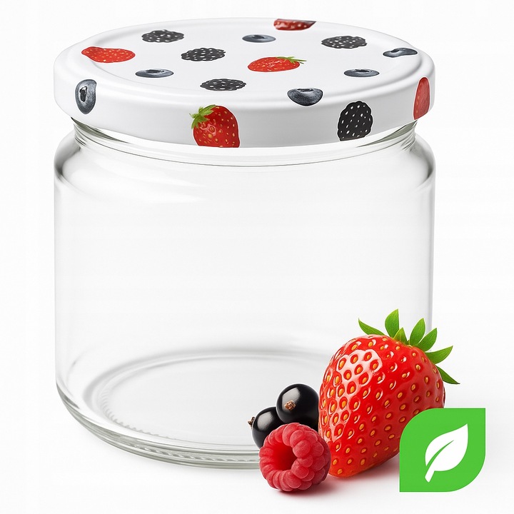 12x SŁOIK 200ML + WIECZKO FI66 NA PRZETWORY SŁOIKI NA DŻEM KONFITURA DESERY
