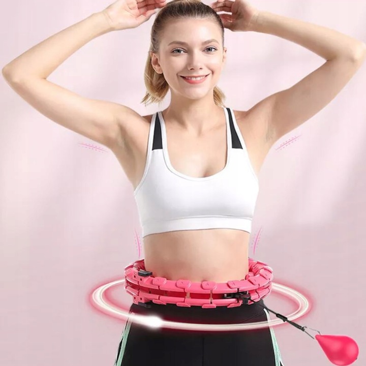 HULA HOP ODCHUDZAJĄCE z Obciążeniem Obciążnikiem Smart z Wypustkami HULAHOP