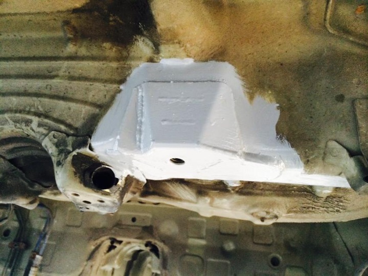 Wzmocnienie podłogi wózka BMW E46 DRIFT KJS M3