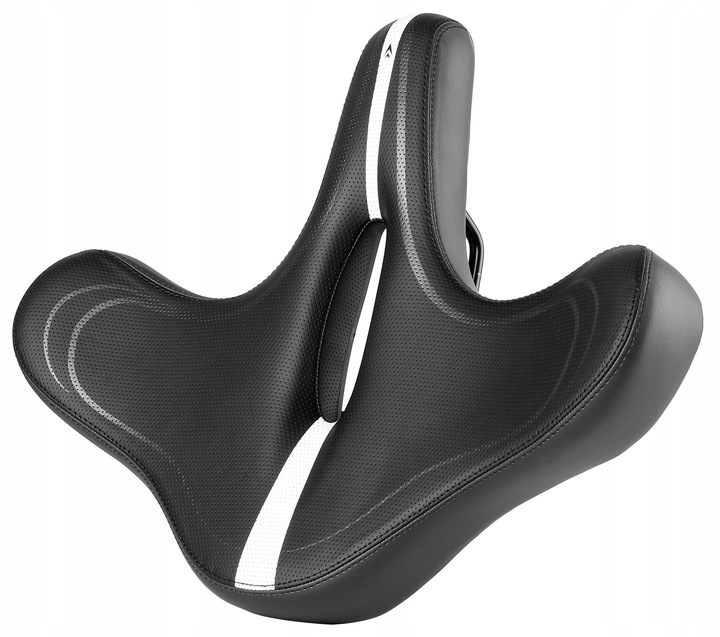 Siodełko Rowerowe Wygodne Amortyzowane Szerokie Ergonomiczne Miękka Pianka