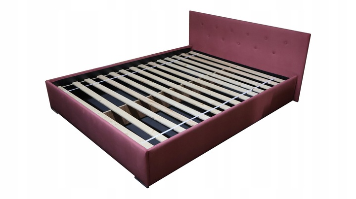 Łoże tapicerowane SLIM 160 łóżko ze stelażem