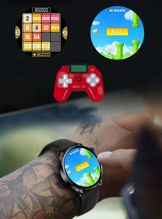 Zegarek Smartwatch Damski Rozmowy Puls Menu