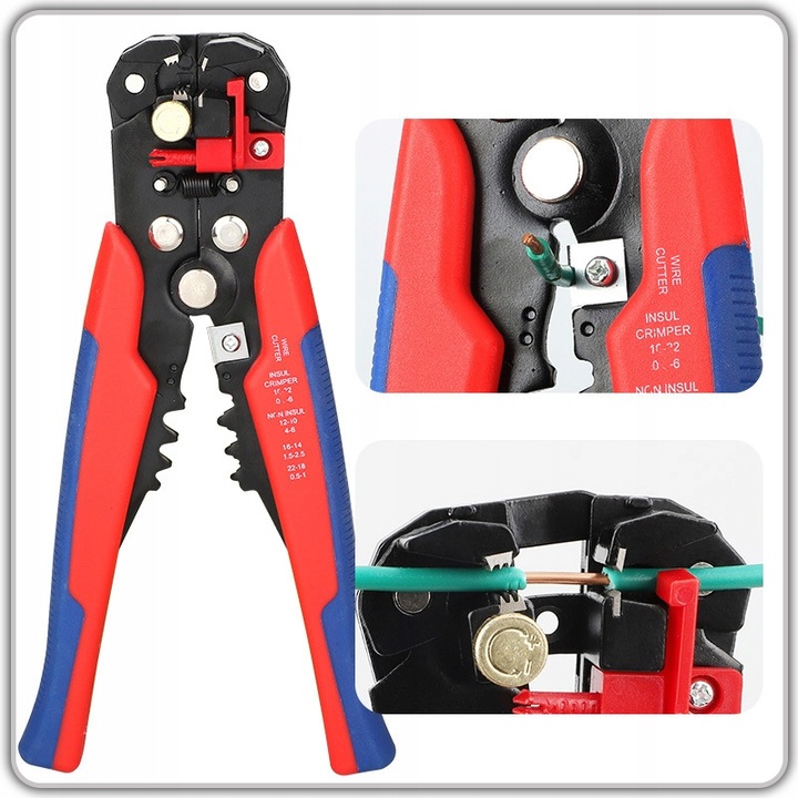 ZESTAW ŚCIĄGACZ IZOLACJI ZACISKARKA PRASKA SZEŚCIOKĄTNA DO TULEJEK