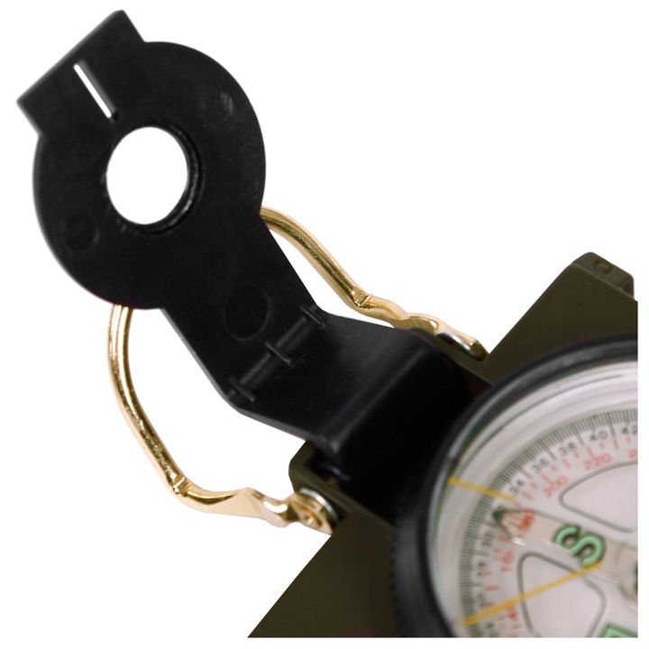 KOMPAS TURYSTYCZNY BUSOLA METALOWY MIL-TEC US RANGER PODŚWIETLANY OLIVE