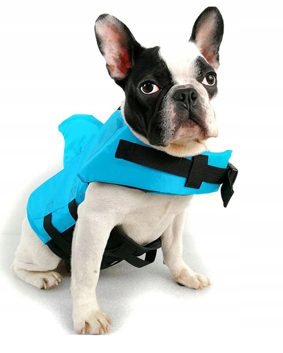 KAPOK KAMIZELKA RATUNKOWA DLA PSA do Wody Rekin XS Ubranko Pływania