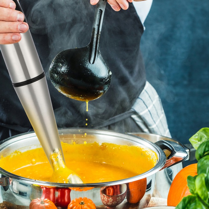 BLENDER RĘCZNY KUCHENNY WIELOFUNKCYJNY MOCNY ROBOT DO KOKTAJLI TURBO