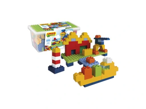 Klocki konstrukcyjne skrzynka + PŁYTKA UNICO