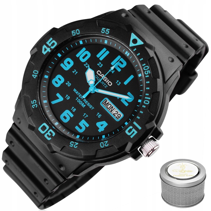 CASIO ZEGAREK DLA CHŁOPCA KOMUNIA 10ATM+PUDEŁKO