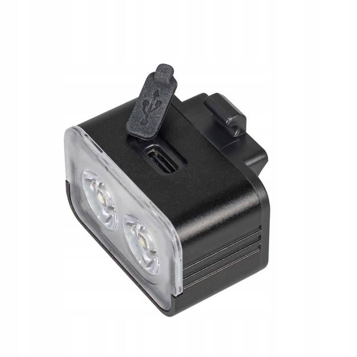 LAMPKA ROWEROWA PRZÓD NA KIEROWNICE ŚWIATŁO LED OŚWIETLENIE ROWER USB VAYOX