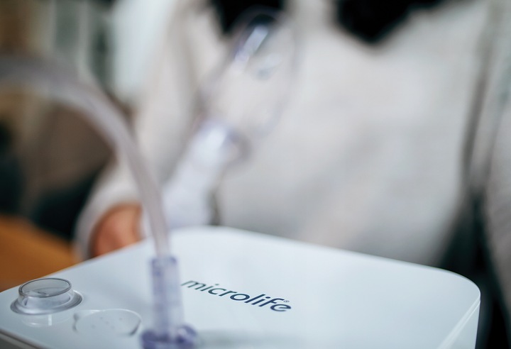 MICROLIFE INHALATOR NEBULIZATOR TŁOKOWY NEB 200 DLA DZIECI I DOROSŁYCH+ETUI