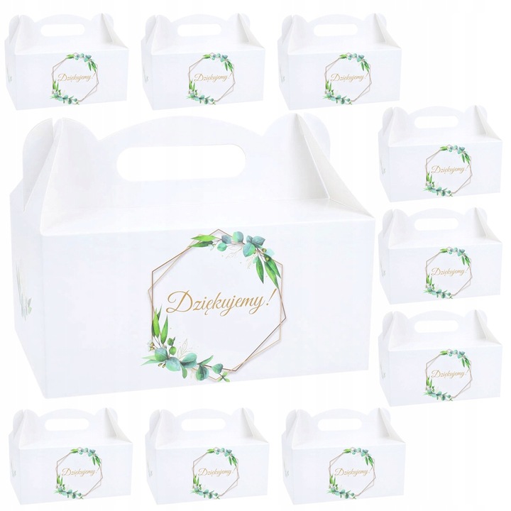 Pudełko Na Ciasto Tort Podziękowanie Na Komunię Chrzest Święty Dla