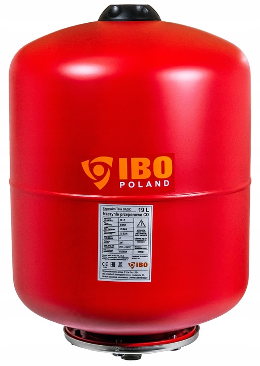 NACZYNIE NACZYNKO PRZEPONOWE WZBIORCZE ZBIORNIK DO INSTALACJI C.O.19L BASIC