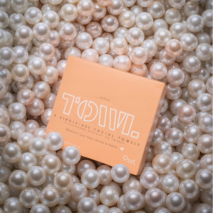 JEDNORAZOWE RĘCZNIKI DO TWARZY 80 szt. - TOWL PEARL