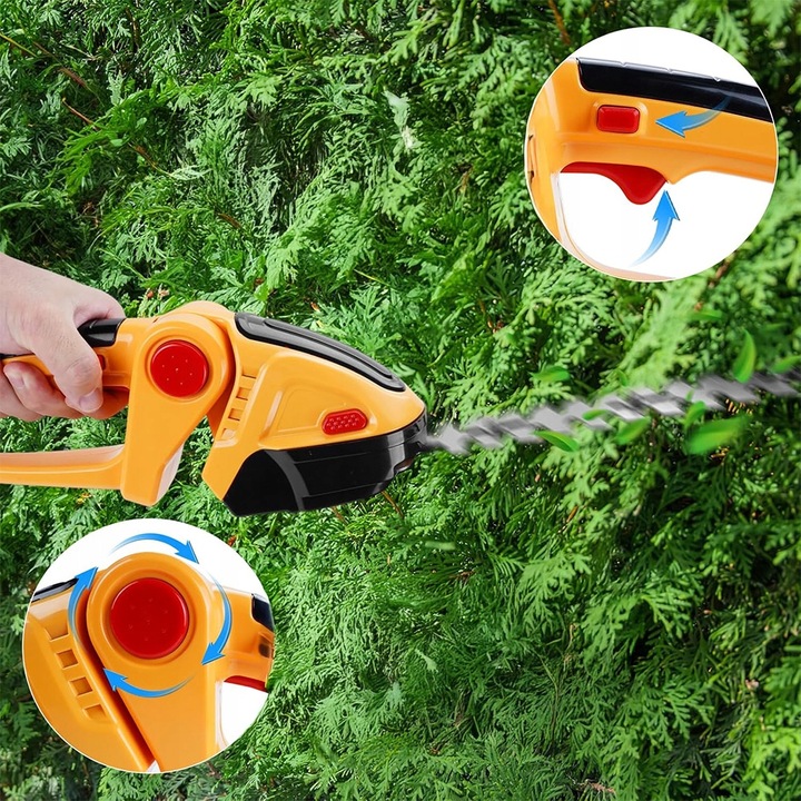 AKUMULATOROWE NOŻYCE TRAWY KRZEWÓW ŻYWOPŁOTU PRZENOŚNA RĘKOJEŚĆ MAŁE