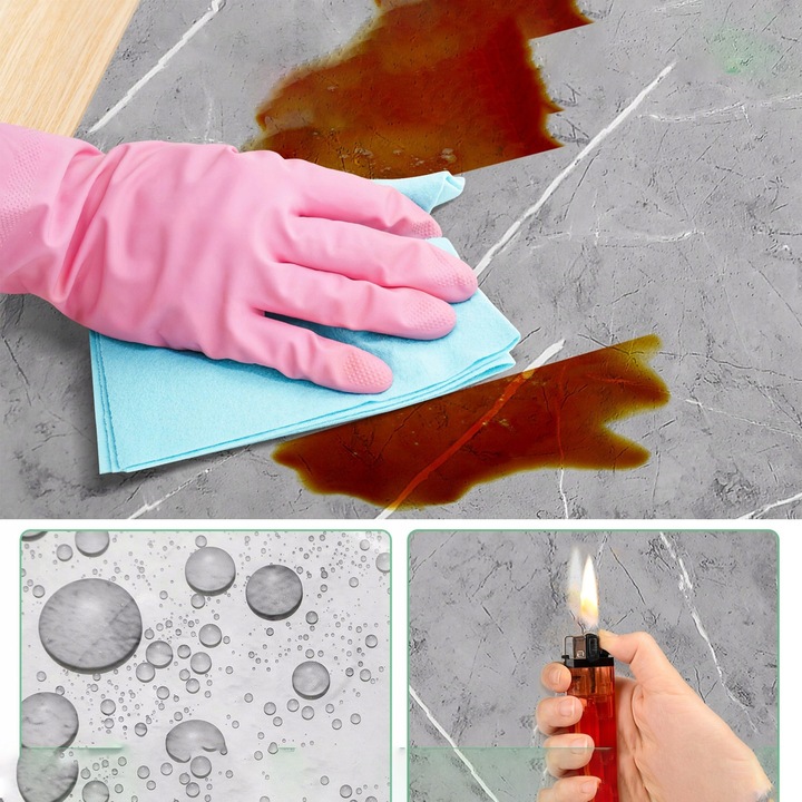 10X SAMOPRZYLEPNE PANEL SZARY MARMUR PCV ŚCIENNE PANELE LAMINAT