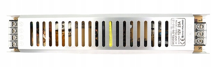 ZASILACZ 12V LED 300W 25A Slim Montażowy Modułowy Do Taśm MONO RGB