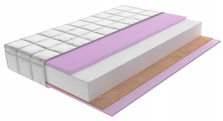 Materac Strefowy LUX 140x70 Piankowo Kokosowy