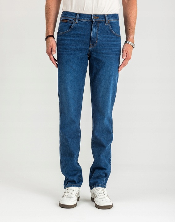WRANGLER Texas Slim Game On Spodnie Męskie Jeans Zwężane Dopasowane