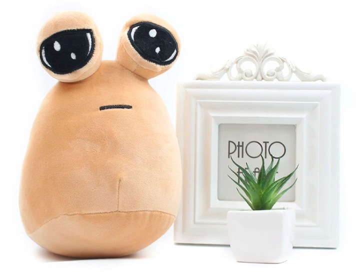 Miś Maskotka Poduszka Pluszowy Miękki Ziemniak Kosmita Przytulanka