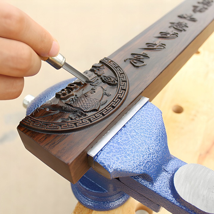 IMADŁO OBROTOWE 360 ŚLUSARSKIE ŻELIWNE SOLIDNE STOŁOWE MAŁE Z KOWADŁEM