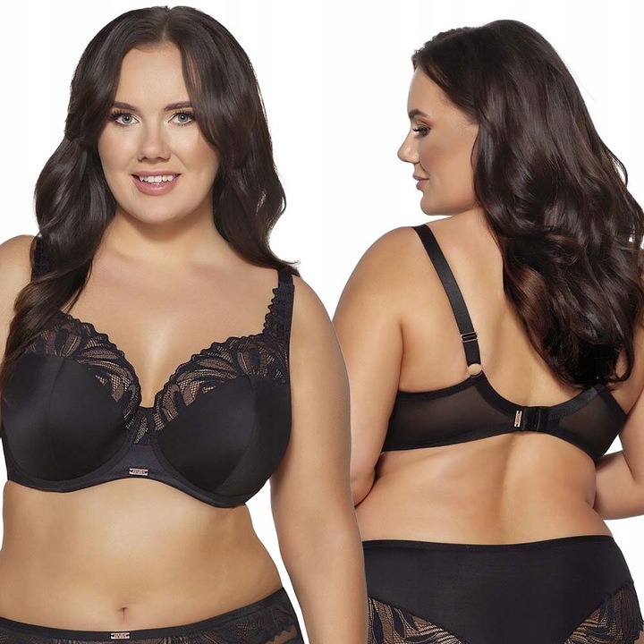 Biustonosz półusztywniany Ava 2105 czarny 80G