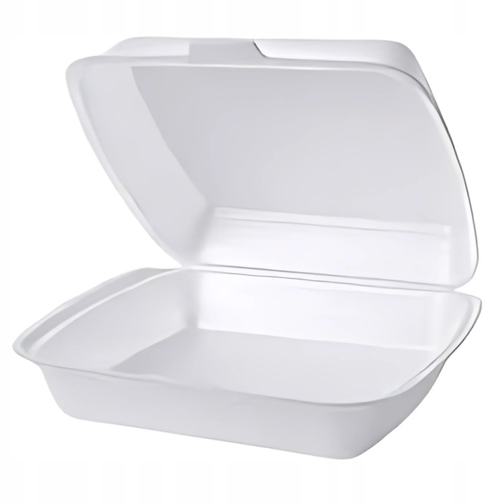 Styropianowy Pojemnik Obiadowy Niedzielony Opakowanie Jednorazowe Na Wynos