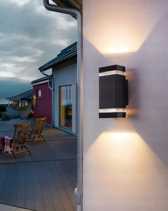 Lampa kinkiet GU10 ogrodowy elewacyjna zewnętrzna IP54