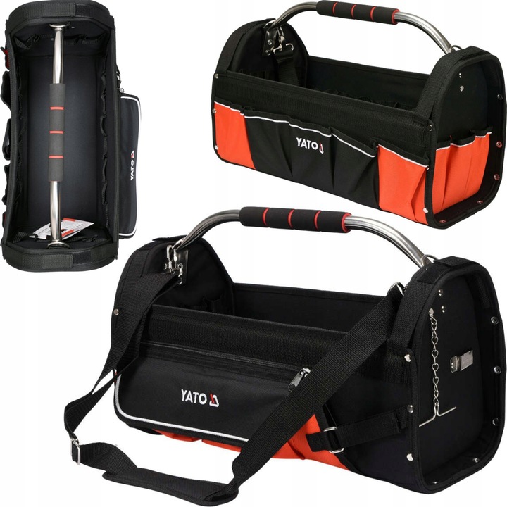 YATO TORBA NARZĘDZIOWA POJEMNIK OTWARTY 11 KIESZENI TECZKA 22"