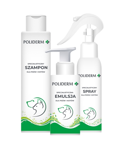 ZESTAW POLIDERM + GRATIS KOCYK dla psa, kota
