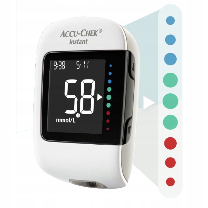 Glukometr Accu-Chek Instant mmol/l NOWY zestaw paski nakłuwacz
