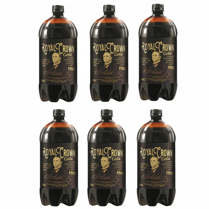 Royal Crown Cola 6x 1,33l słodzona cukrem trzcinowym
