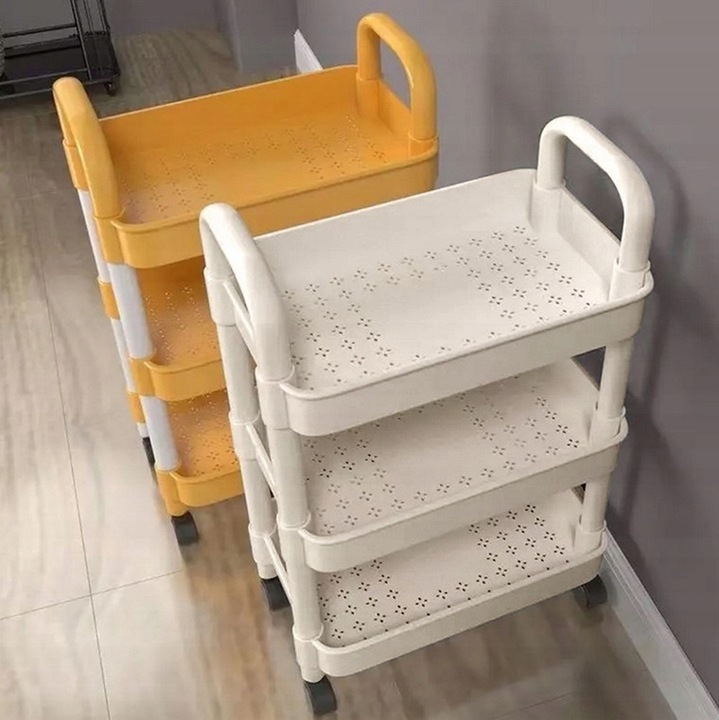 SZAFKA PÓŁKA KUCHENNA ŁAZIENKOWA REGAŁ MOBILNY ORGANIZER WÓZEK NA