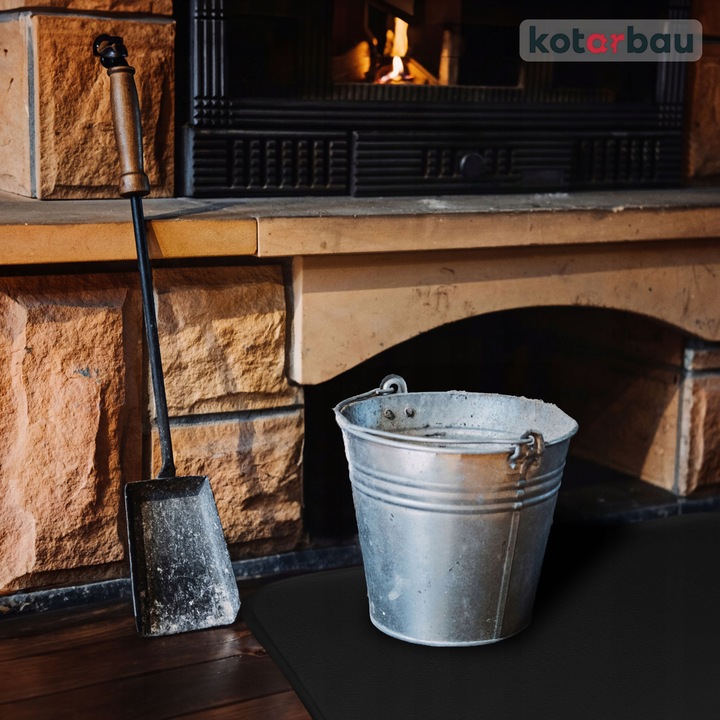 BLACHA PRZEDPIECOWA 600x800MM POD KOMINEK PIEC KOZĘ OCHRONNA STALOWA