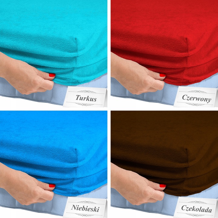 PRZEŚCIERADŁO FROTTE Z GUMKĄ 90x200 GRUBE BAWEŁNA