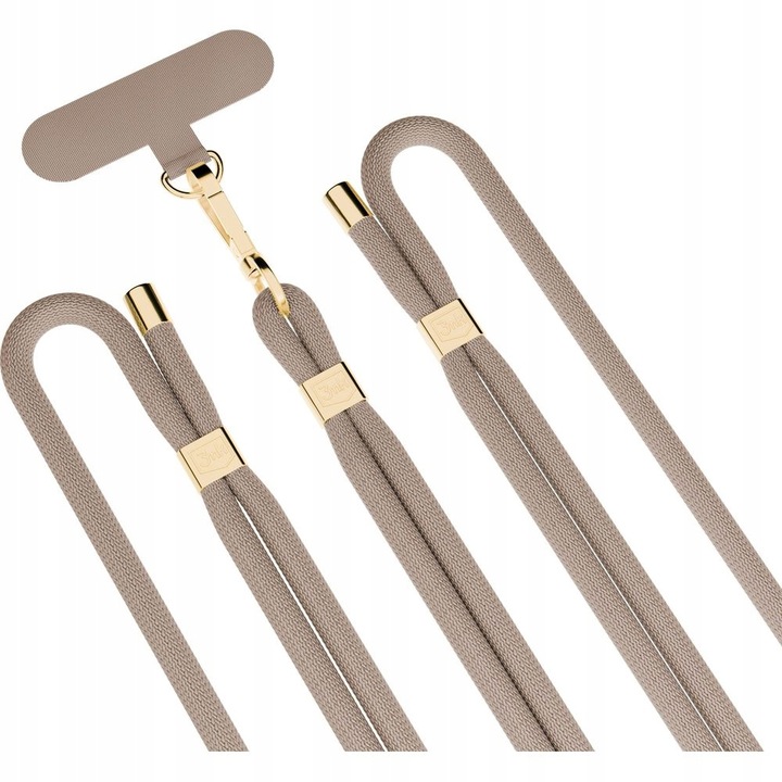 Smycz do telefonu 3MK EasyClip Elite Beżowy