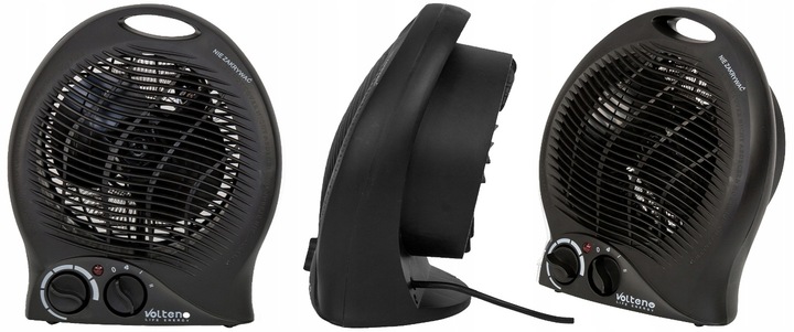 TERMOWENTYLATOR Z TERMOSTATEM 2000W FARELKA GRZEJNIK ELEKTRYCZNY