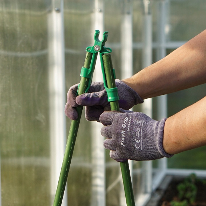 Tyczki do roślin pomidorów Tyczka powlekana stal Palik Podpora 150cm