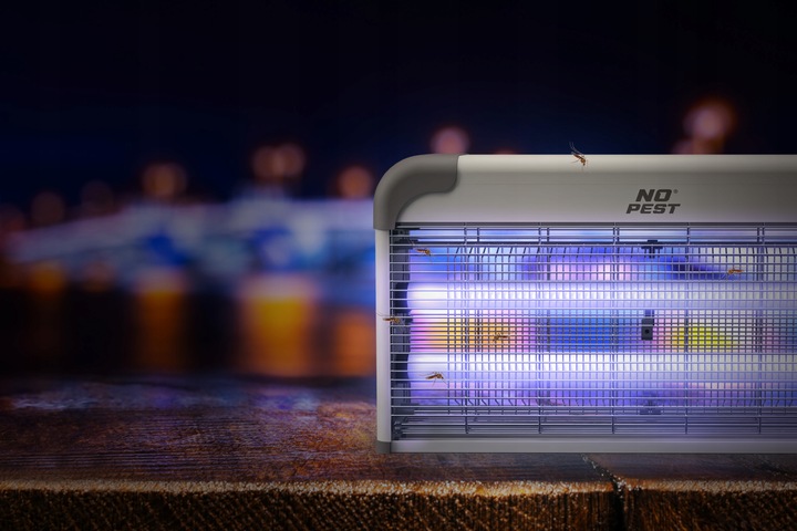 LAMPA OWADOBÓJCZA UV ŚCIENNA NO PEST NA KOMARY MUCHY ĆMY MOLE OWADY